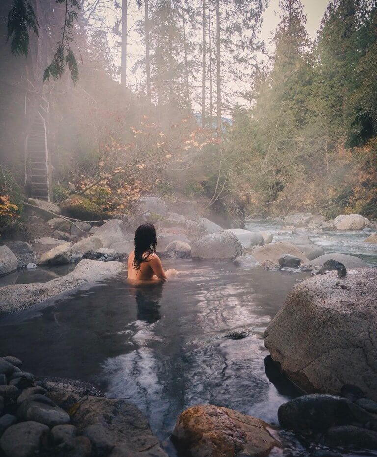 Hot Springs around Vancouver British Columbia