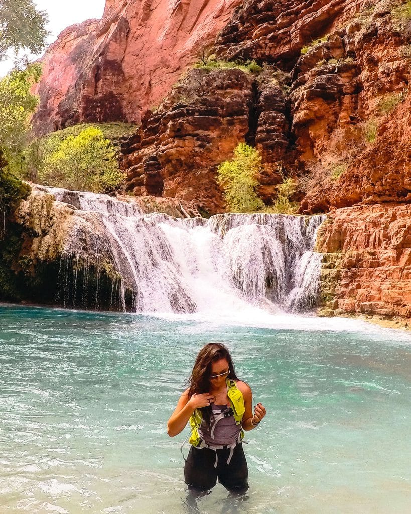 The hike to Beaver Falls in Havasu Canyon makes a great day trip during your visit to Havasupai