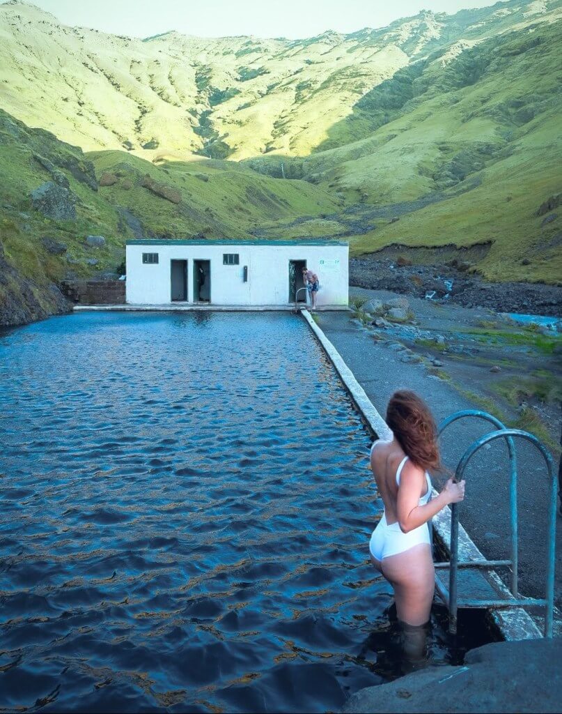 Seljavallalaug Swimming Pool, Iceland