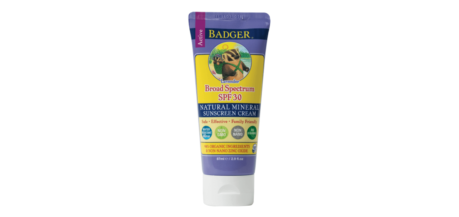 Badger All Natural Sunscreen for Sensitive Skin