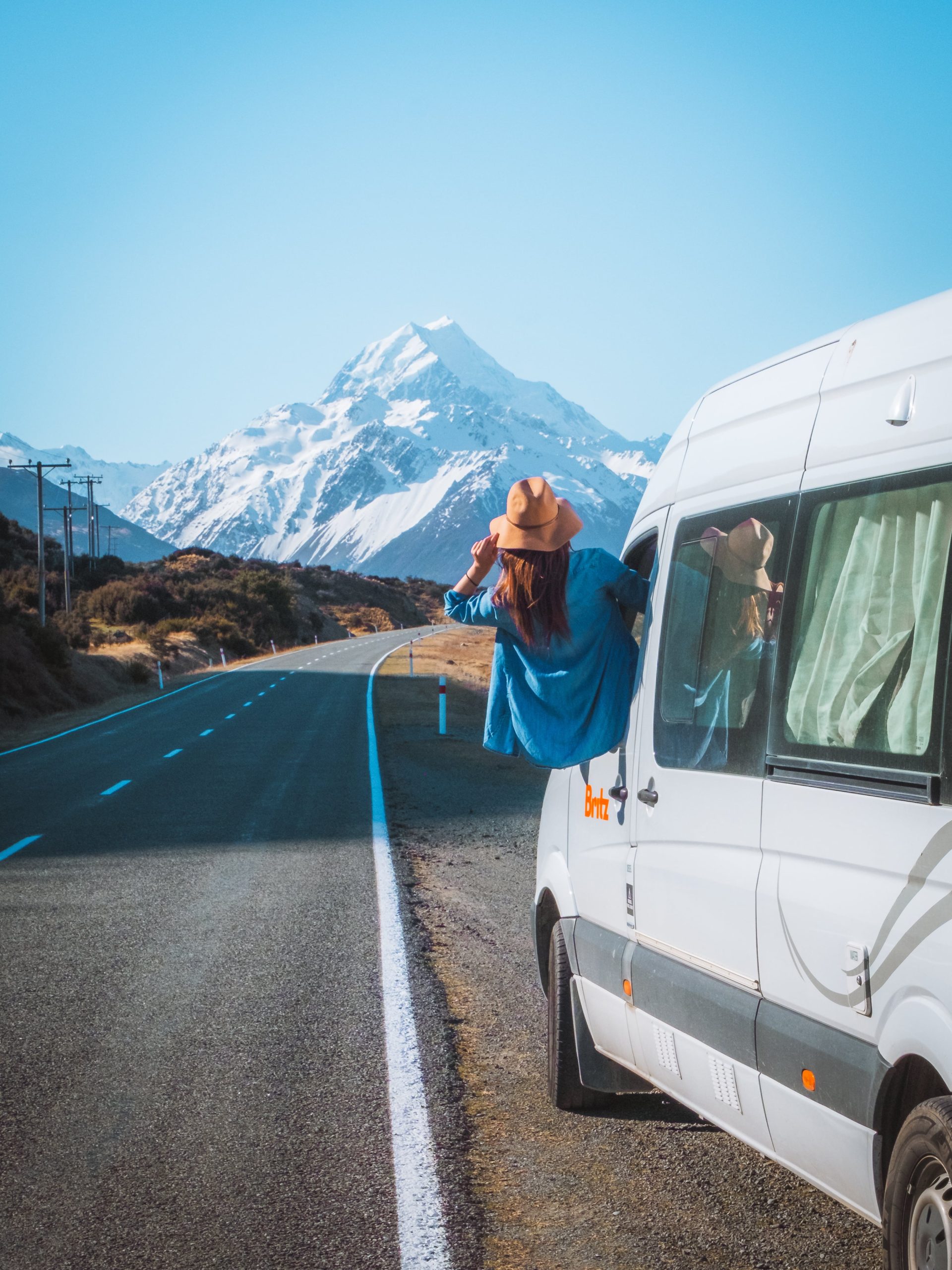 Renting a Britz Campervan to road trip New Zealand is one of the best things to do in New Zealand