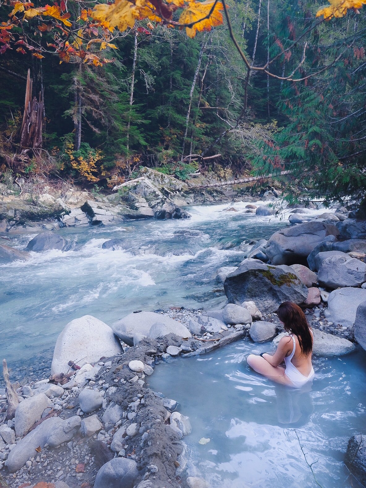 Unique hot springs in British Columbia, Canada