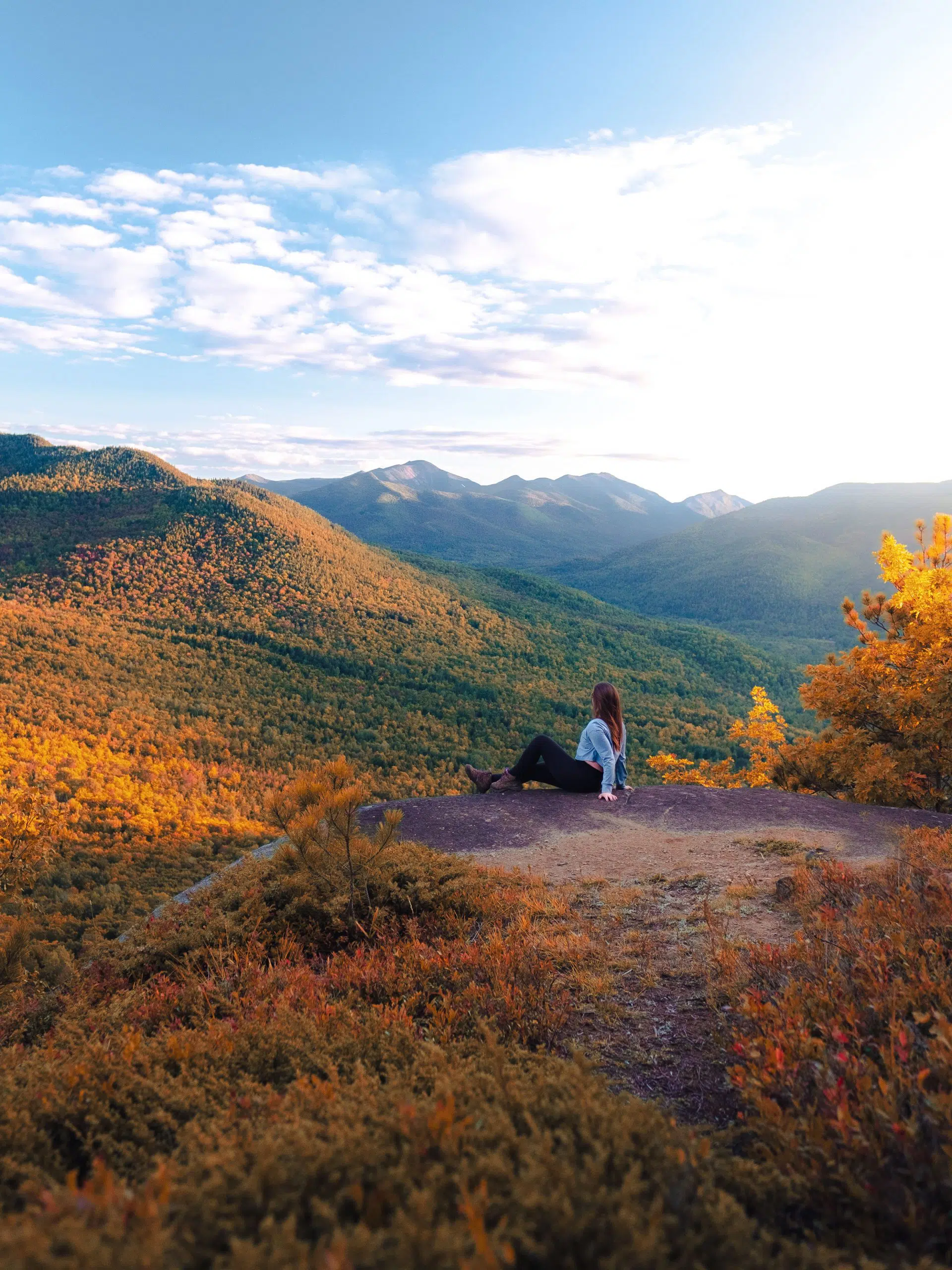 Baxter Mountain Summit at Sunset