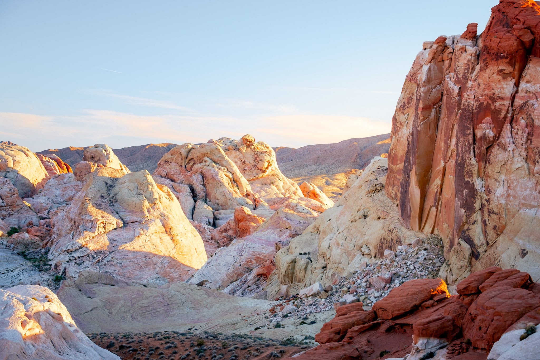 Landscape in Valley of Fire State Park in Nevada