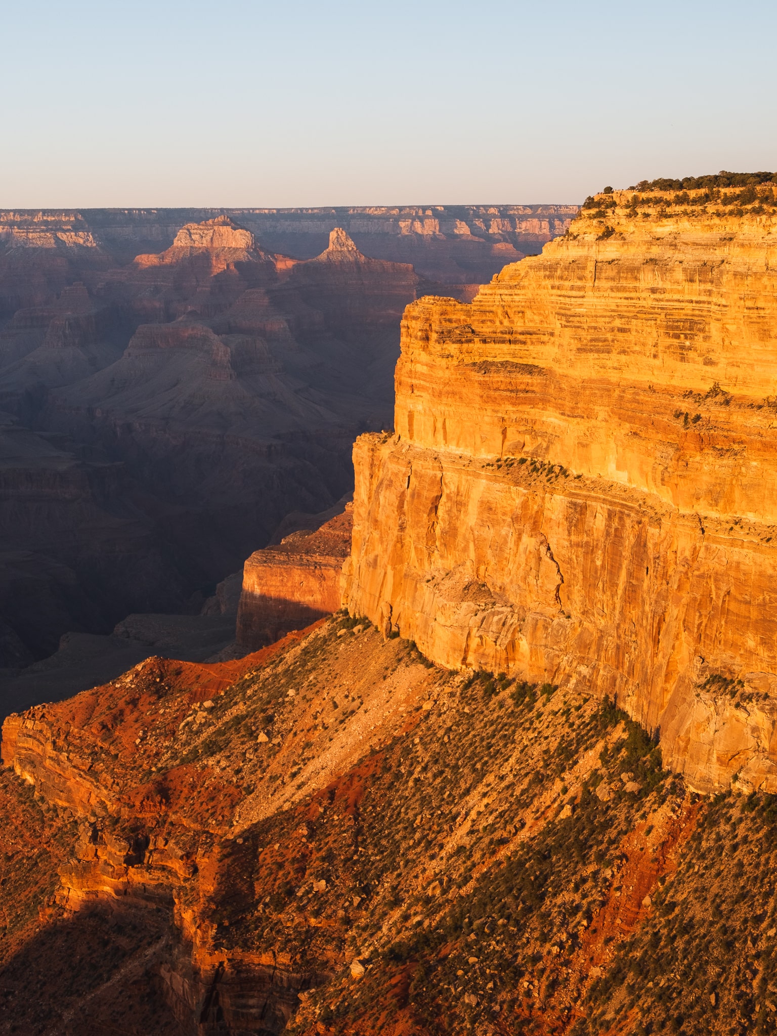 Mojave Point is one of the best places to watch the sunset in the Grand Canyon South Rim