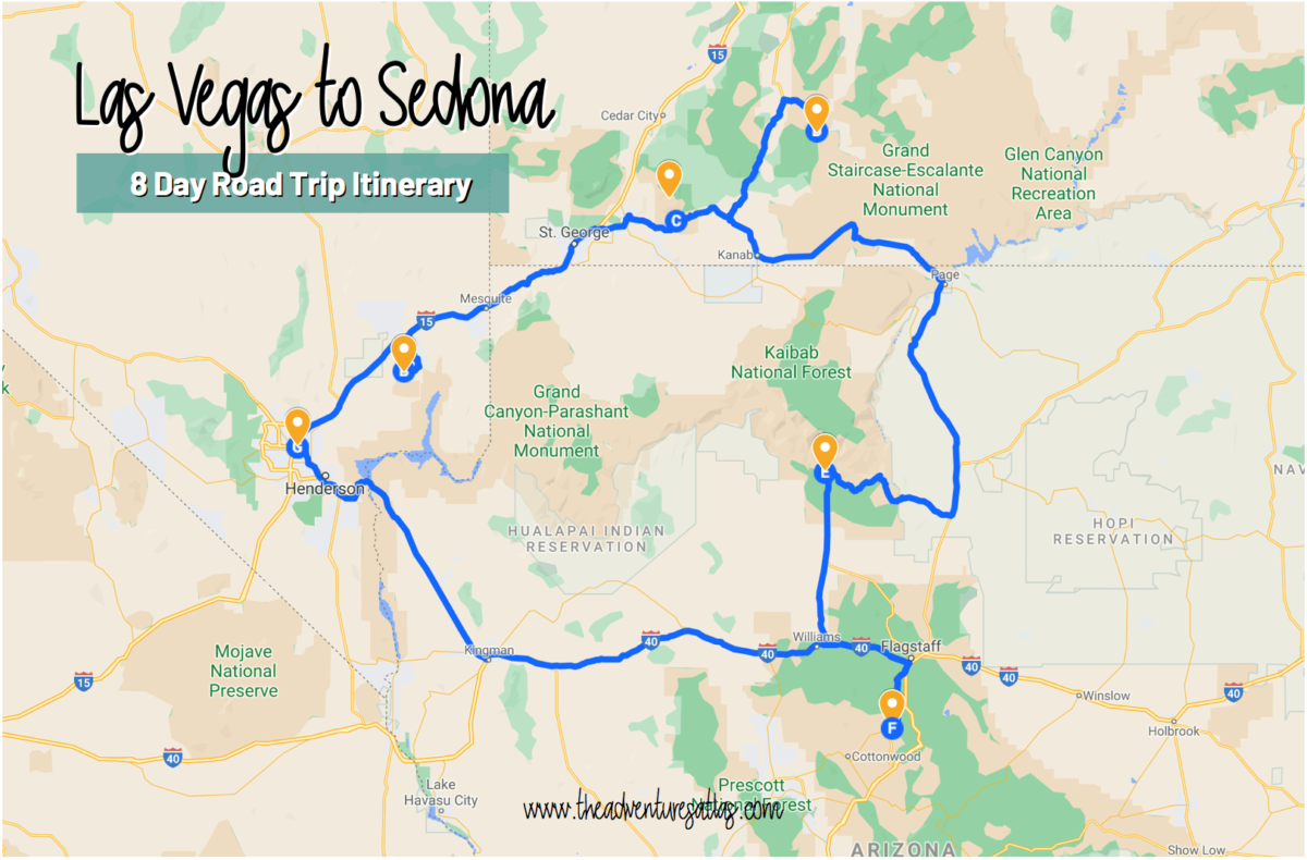 day trip to sedona from las vegas