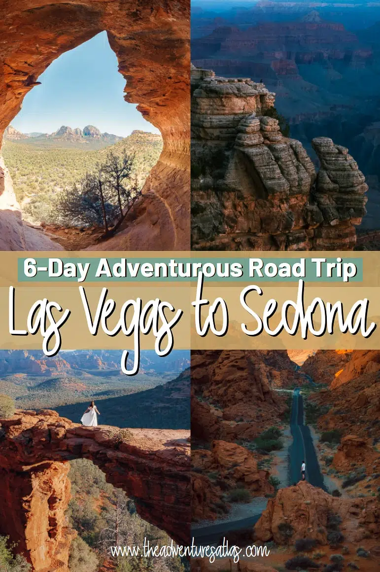 6-Day Adventurous Road Trip from Las Vegas Nevada to Sedona Arizona