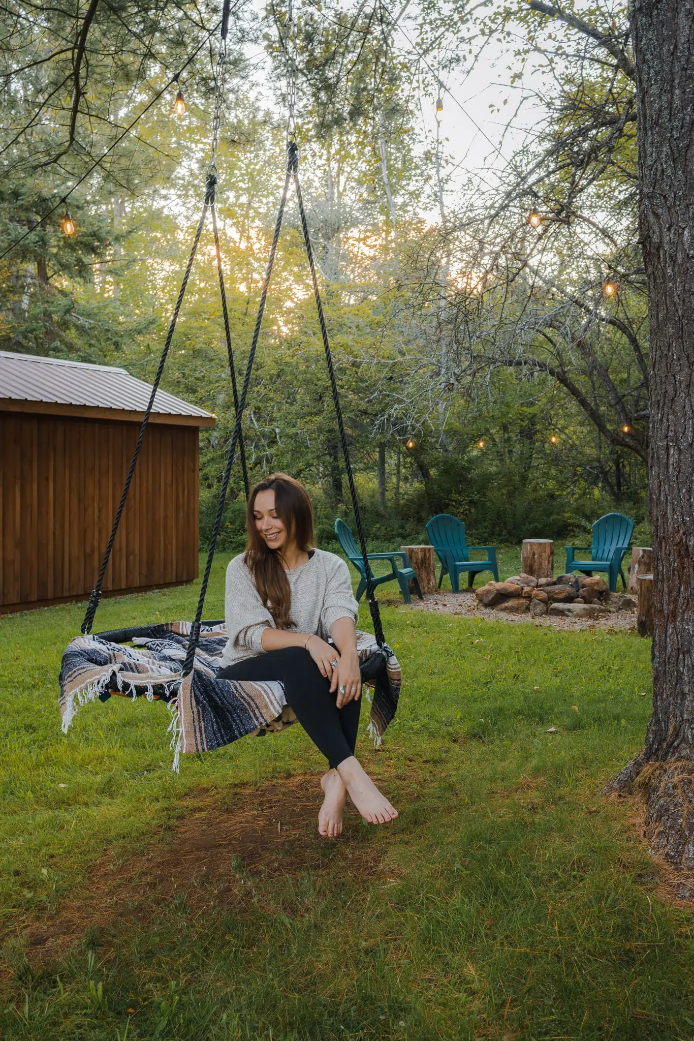 Speculator Guesthouse Backyard, Speculator NY Adirondacks