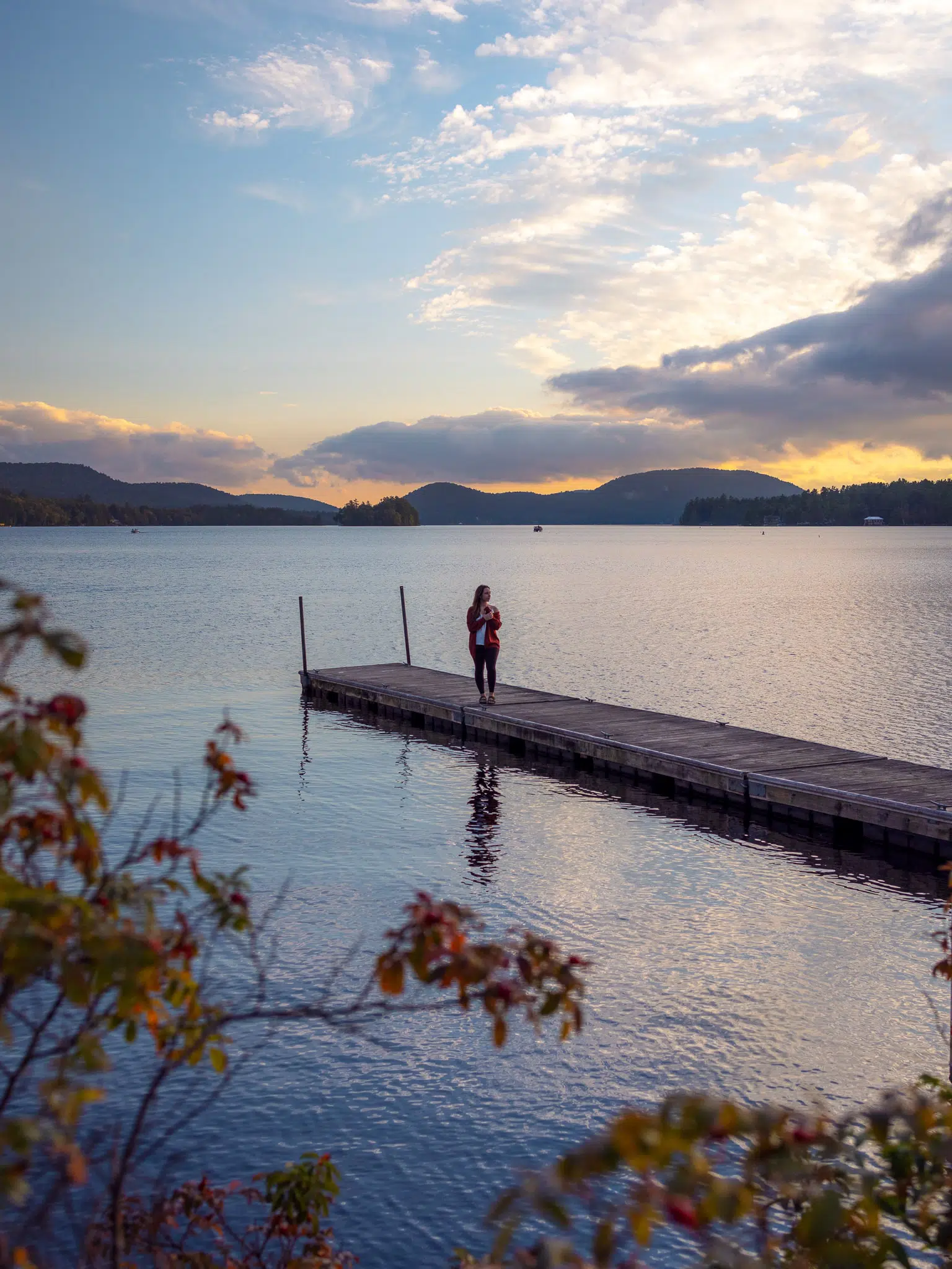 Lake Pleasant in the Adirondack Mountains