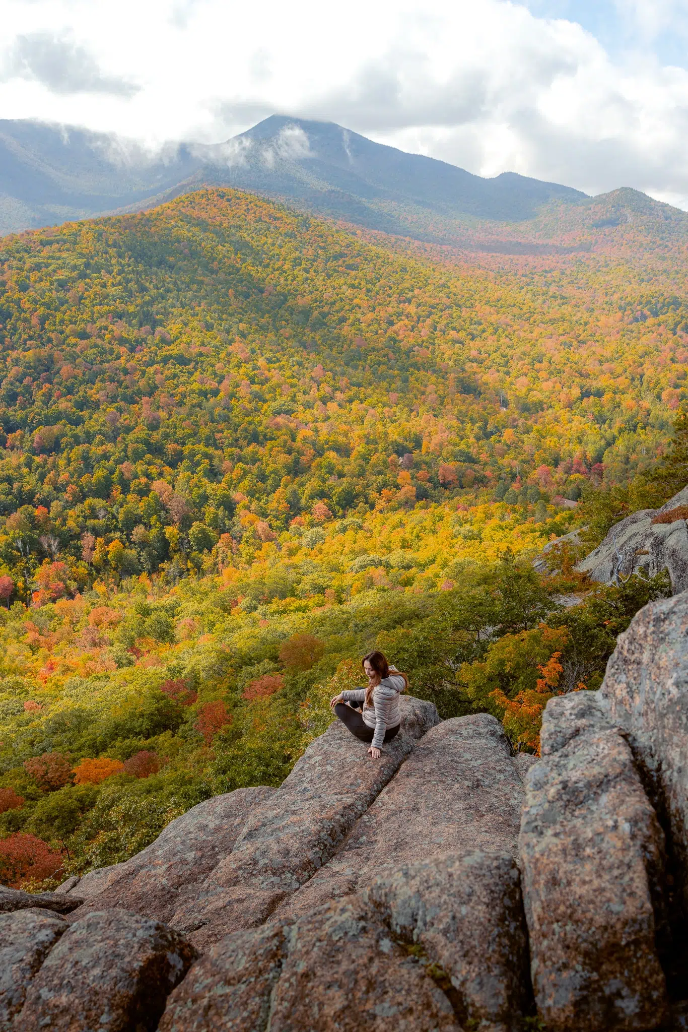 Owls Head Lookout Hike in the Fall in the Adirondacks in Upstate New York