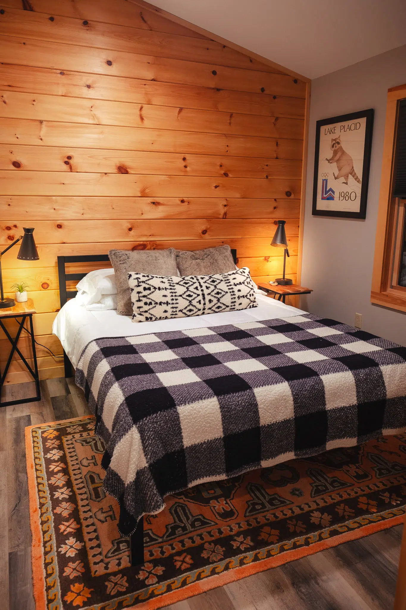 Juniper Hill Cabin Master Bedroom