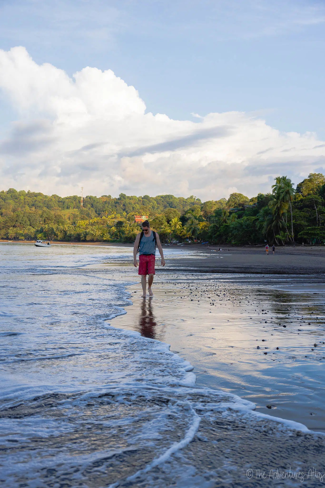 Playa Colorada at sunset