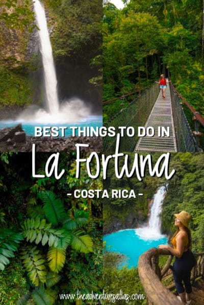 Best Things to do in La Fortuna Costa Rica pin
