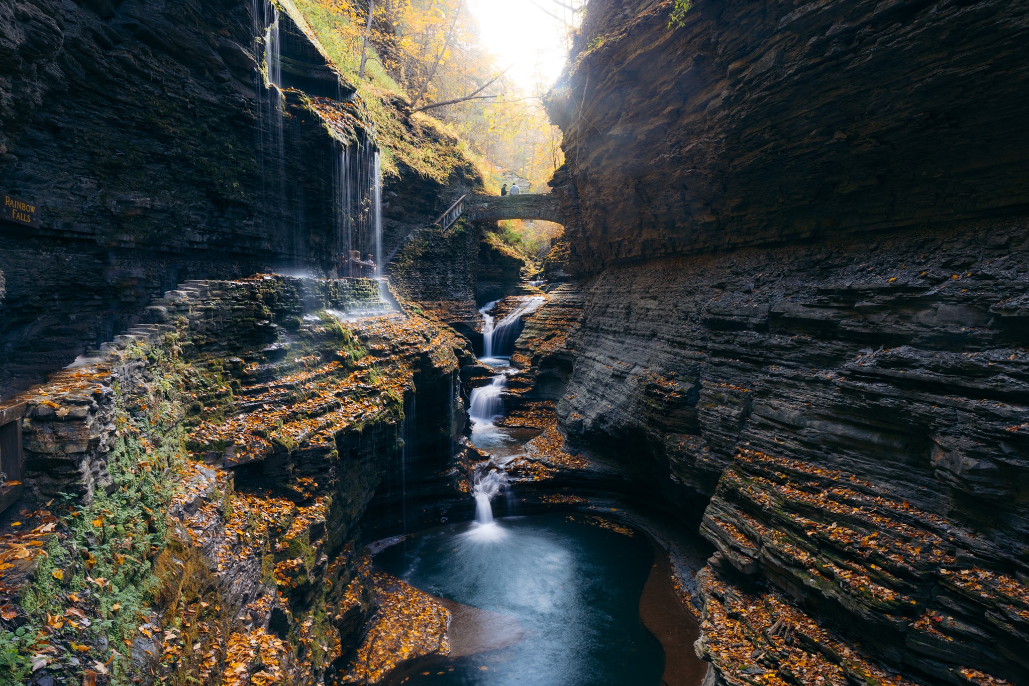 Hiking the Gorge Trail in Watkins Glen State Park, Ithaca New York