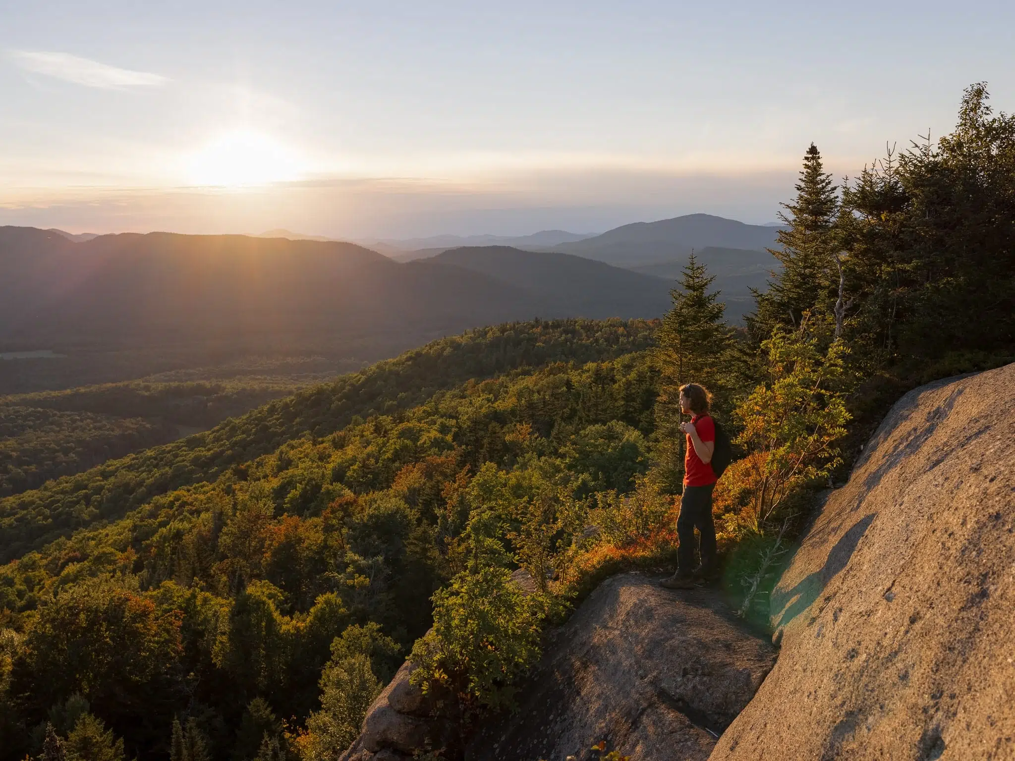 Sunrise over the mountains of Upstate New York