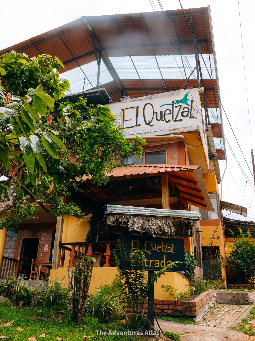 El Quetzal is the best place to eat in Mindo on a 2 week road trip in Ecuador