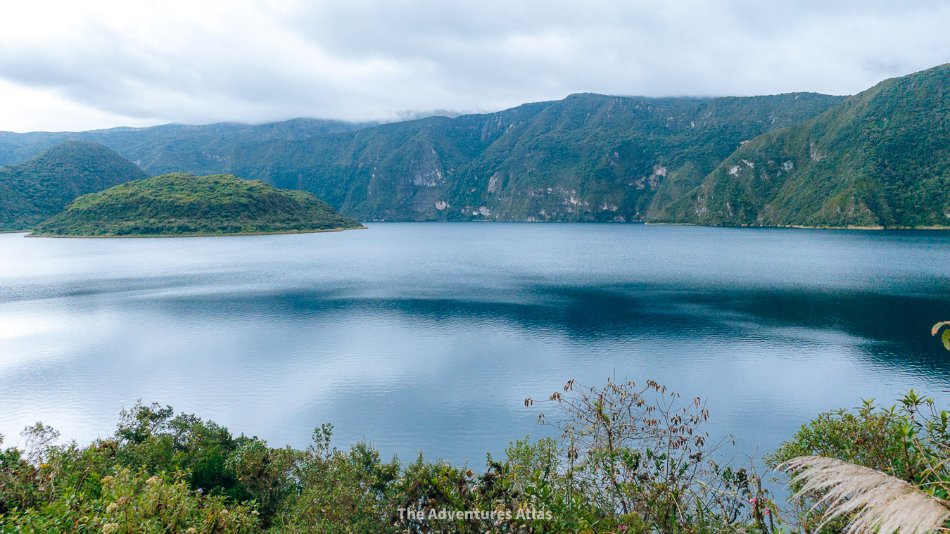 Lake Cuicocha near Otavalo, Ecuador