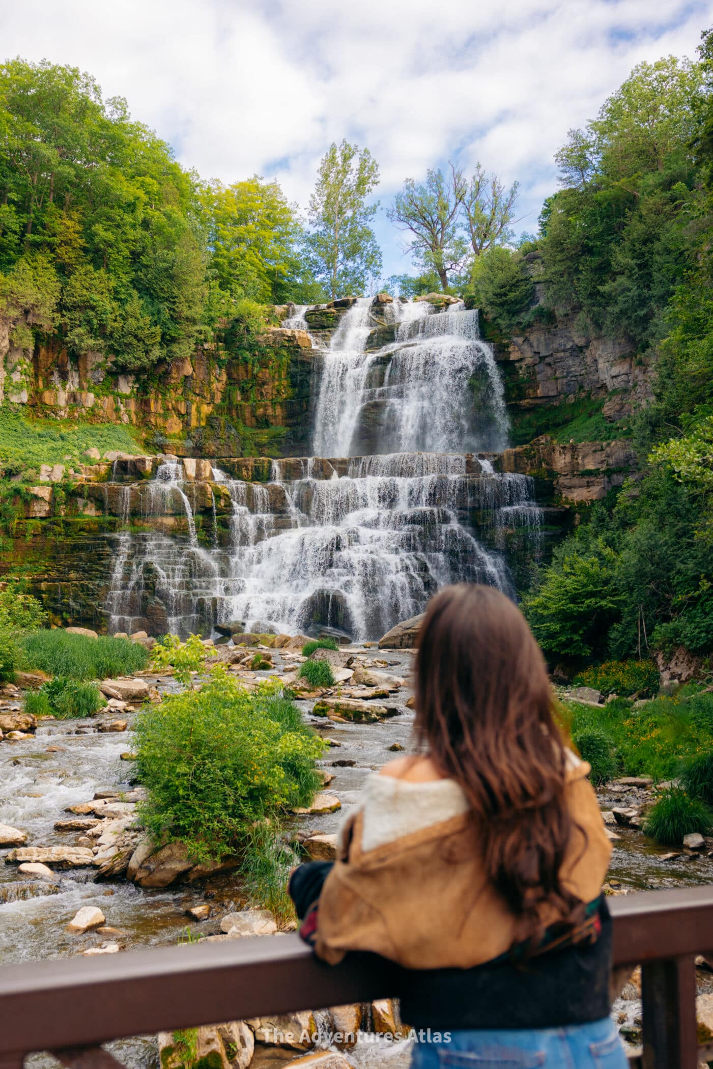 Chittenango Falls State Park waterfall overlook