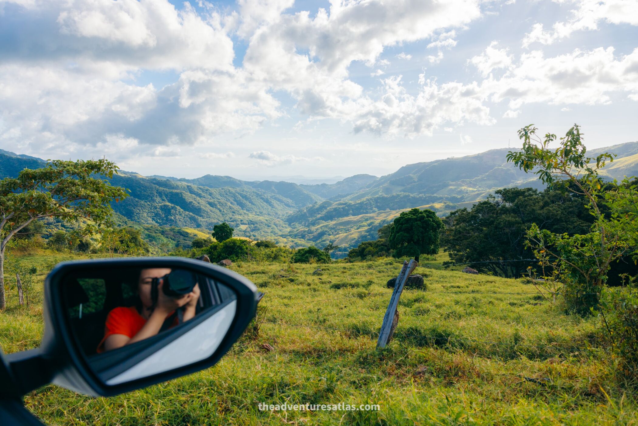 Landscapes in on a road trip in Monteverde, Costa Rica 