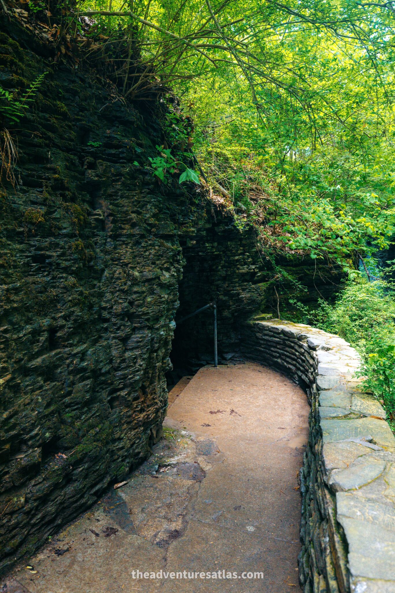 Spiral Staircase Cave Entrance