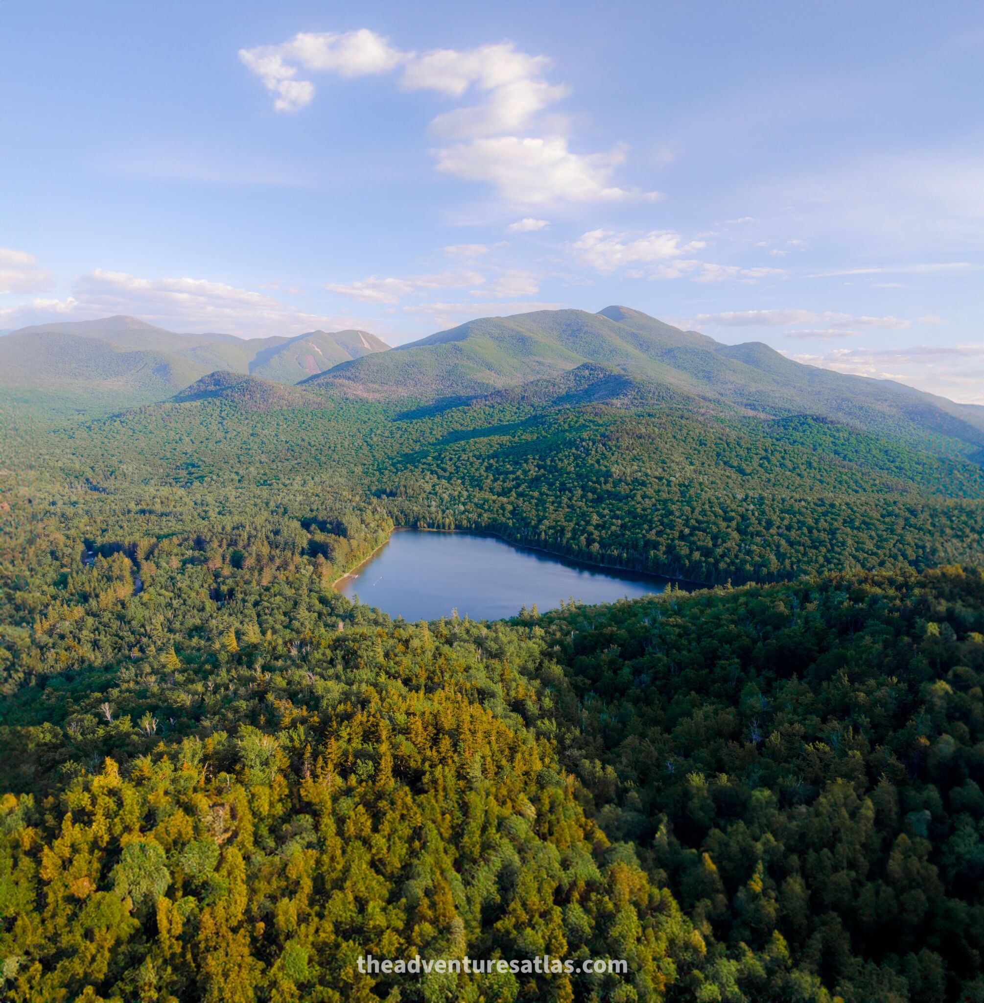 A warm day in July in the Adirondack Mountains of New York State