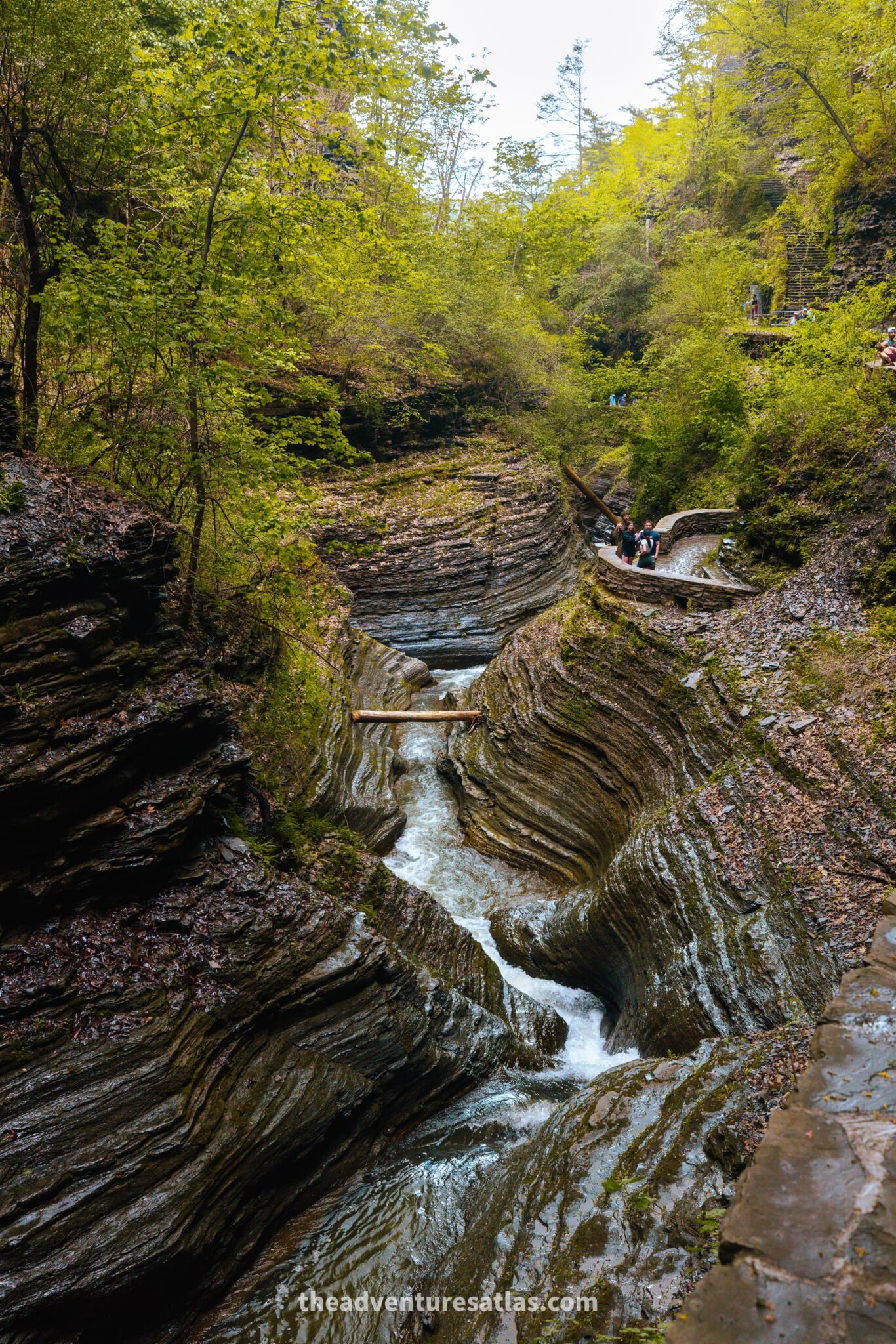 Erosion from Glen Creek in New York