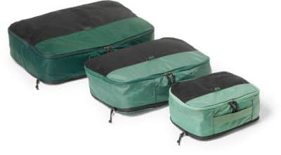 Packing cubes for staying organized while packing