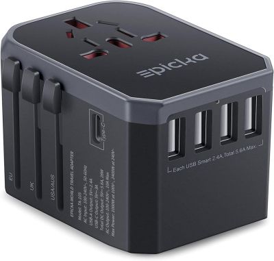 Summer in Iceland packing list: Universal travel adapter - Iceland uses Type F plugs with 220V electricity