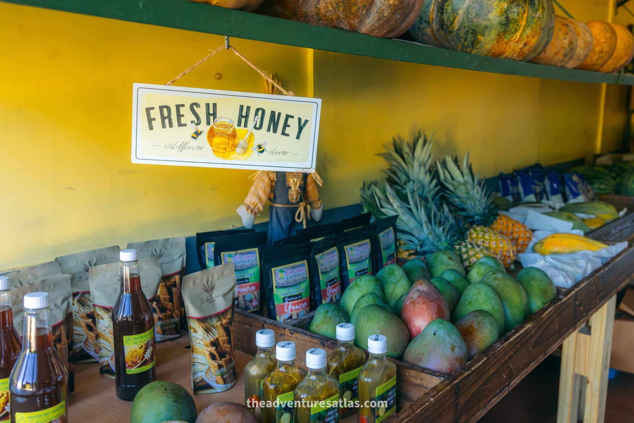 Frutos del Guacabo farm stand during 3 days in Puerto Rico