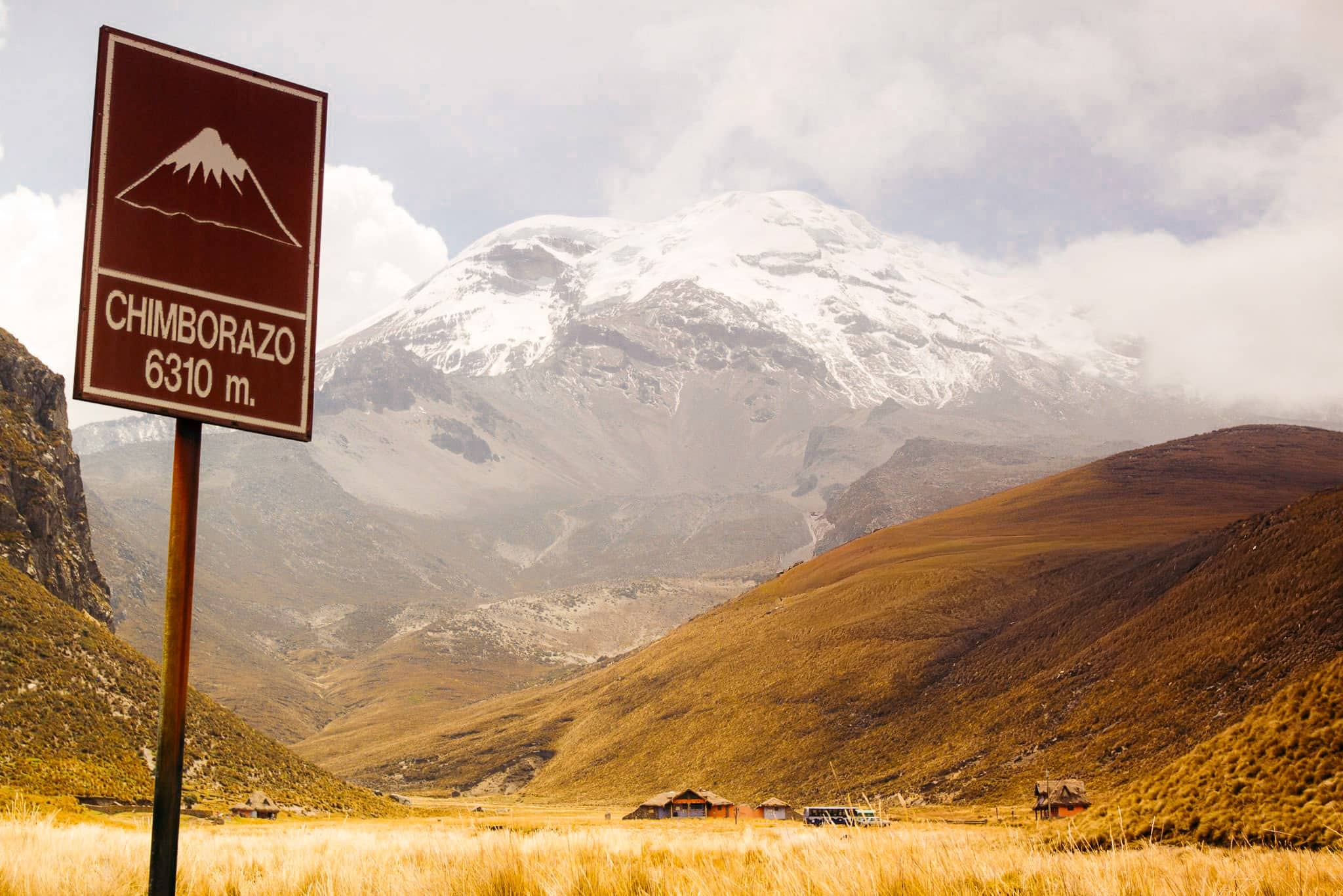 Chimborazo is one of the coolest and most popular tourist attractions in Ecuador because it's the tallest mountain in Ecuador