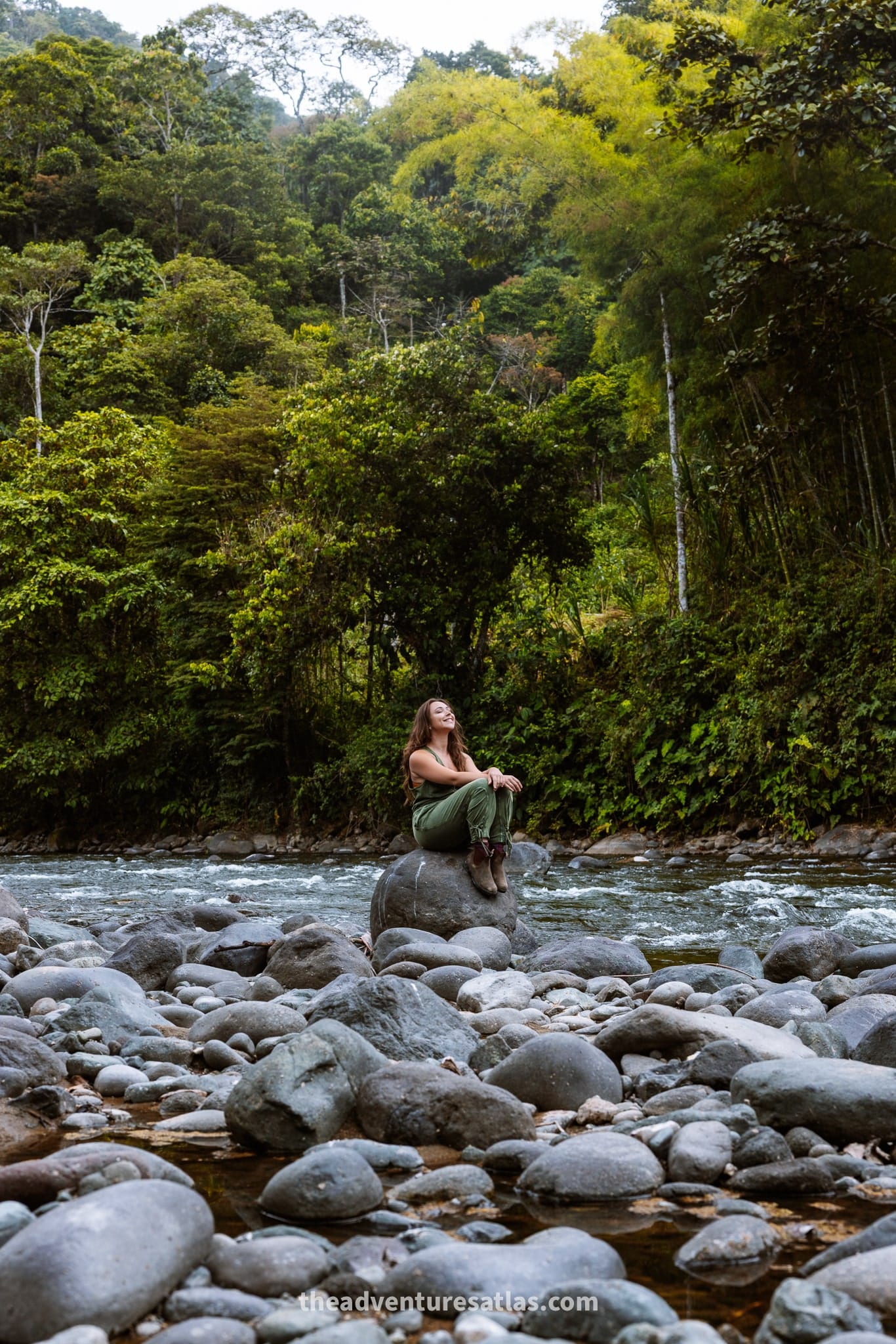 Enjoying nature off the tourist trail in the middle of the Mindo cloud forest